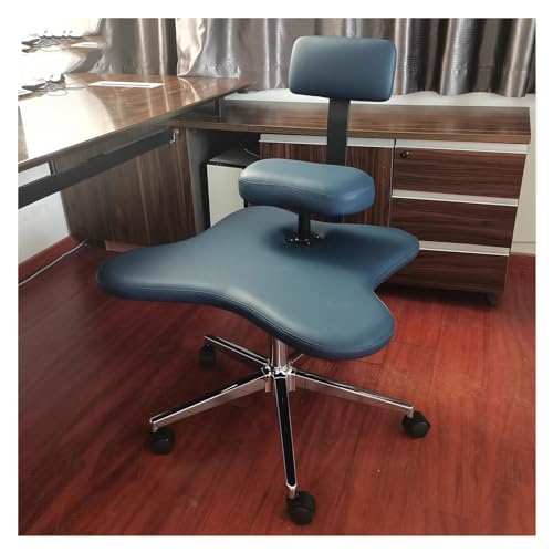 Ergonomic Cross Legged Office Chair/Meditation Kneeling Chair, Mobile Height-Adjustable Criss Cross Chair/Desk Chairs