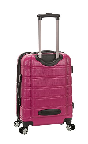 Rockland Melbourne Hardside Expandable Luggage with Spinner Wheels, 2TONENAVY, 2 Piece (20/28)