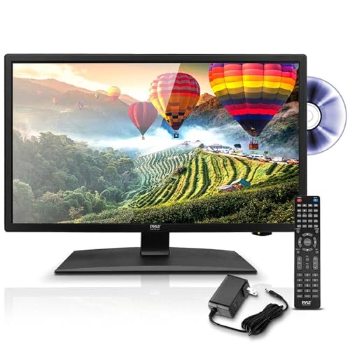 Pyle Slim Flat Screen Monitor FHD Small TV w/HDMI - Smart Home Appliances