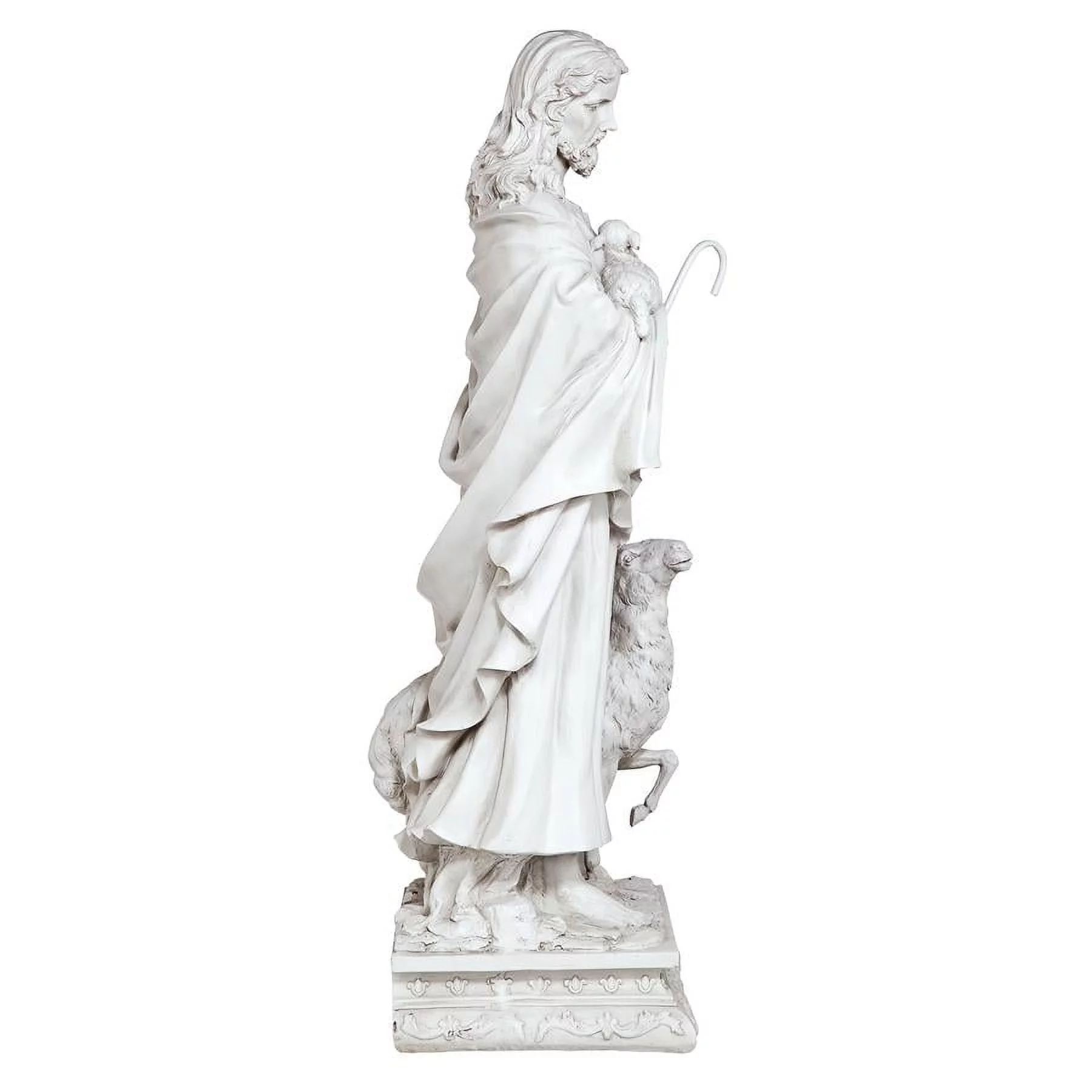 Design Toscano Jesus, The Good Shepherd Garden Statue: Grande