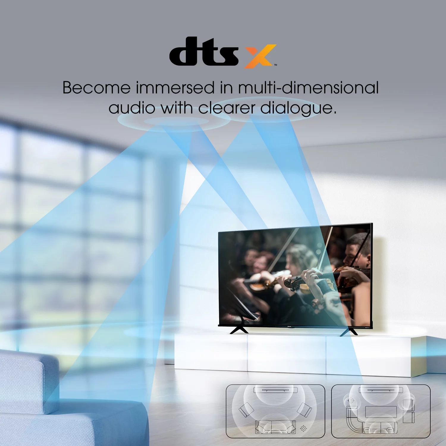 Restored Hisense 43" Class 4K UHD Google Smart TV HDR A6H Series 43A6H [Refurbished]