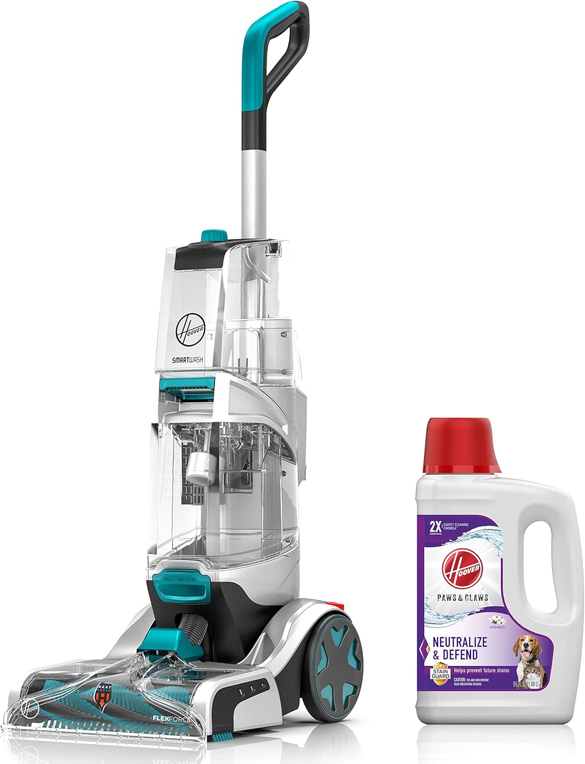 Hoover Smartwash Automatic Carpet Cleaner, FH52000, Turquoise