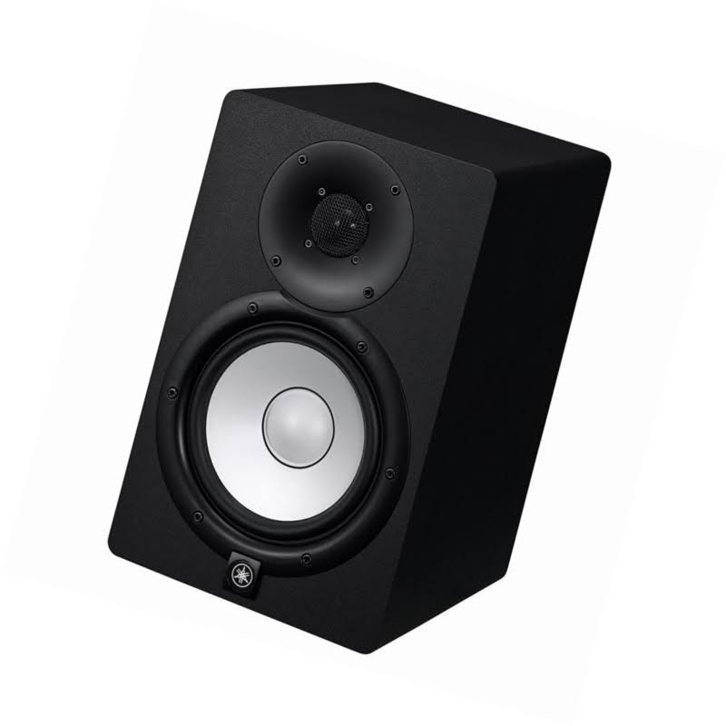 Yamaha HS7 2-Way Active Studio Monitor  with XLR Cables - Pair - Black