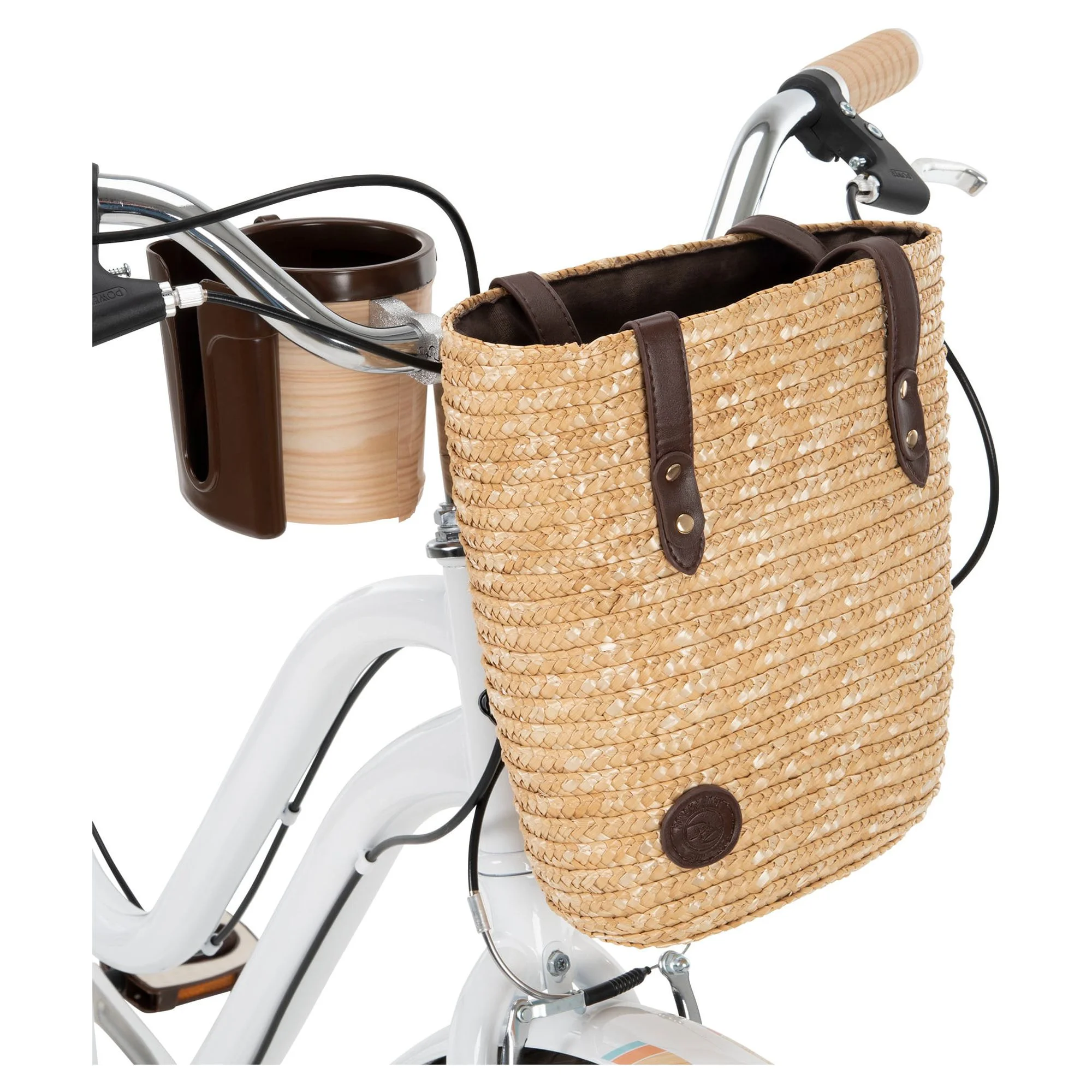 Panama Jack Parkside 27.5-In. 7-Speed Cruiser Bicycle for Women, White by Huffy