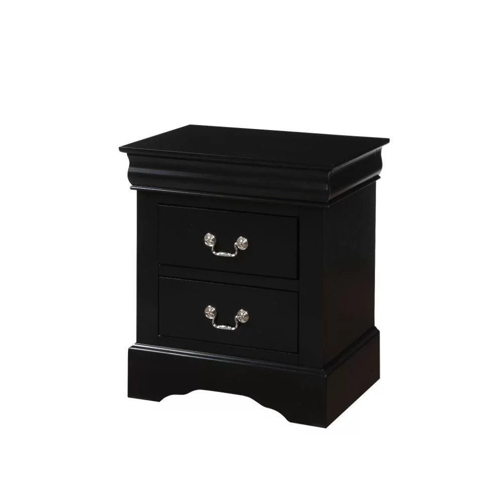 Contemporary Black Full 5pcs Bedroom Set by Acme Louis Philippe III 19508F-5pcs