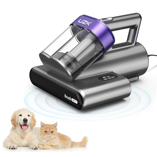 Mattress Vacuum Cleaner,Bed Vacuum Cleaner with UV-C Light,16Kpa,140°F Heat,Ultrasonic,Anion,Handheld Vacuums for Bed,Sofa,Couch,Crib(Corded, Multi)