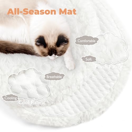 Modern Cat Tree, Wood Cat Tree Tower for Large Cats, Luxury Cat Condo with Scratching Posts and Flower Platforms, Cat Furniture by Easyego
