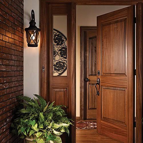 Schlage F60WKF619AND Wakefield Single Cylinder Handleset with Andover Knob Finish: Satin Nickel