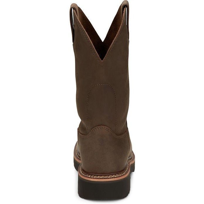 Justin Men’s Carbide 11″ Western Work Boot -Brown- OW4440