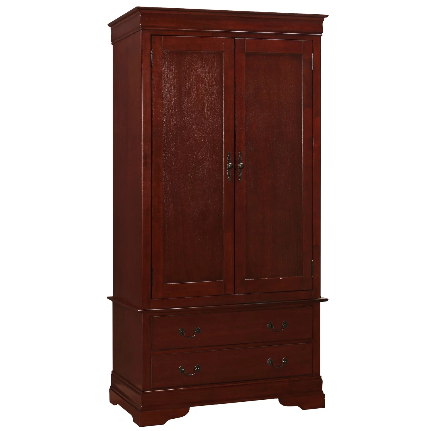 Homestock Asian Fusion G3100-A Armoire , Cherry
