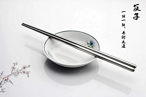 Stainless Steel Chopsticks Metal Reusable Dining Chopsticks 10 Pairs$$Home Decor, Kitchen, &amp; Other