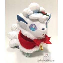 Pokemon Center Original Plush Doll Alola Vulpix Christmas 2017 Japan Official