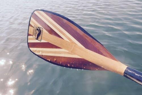 Bending Branches Sunburst 11 Canoe Paddle, Bent Shaft - Brown