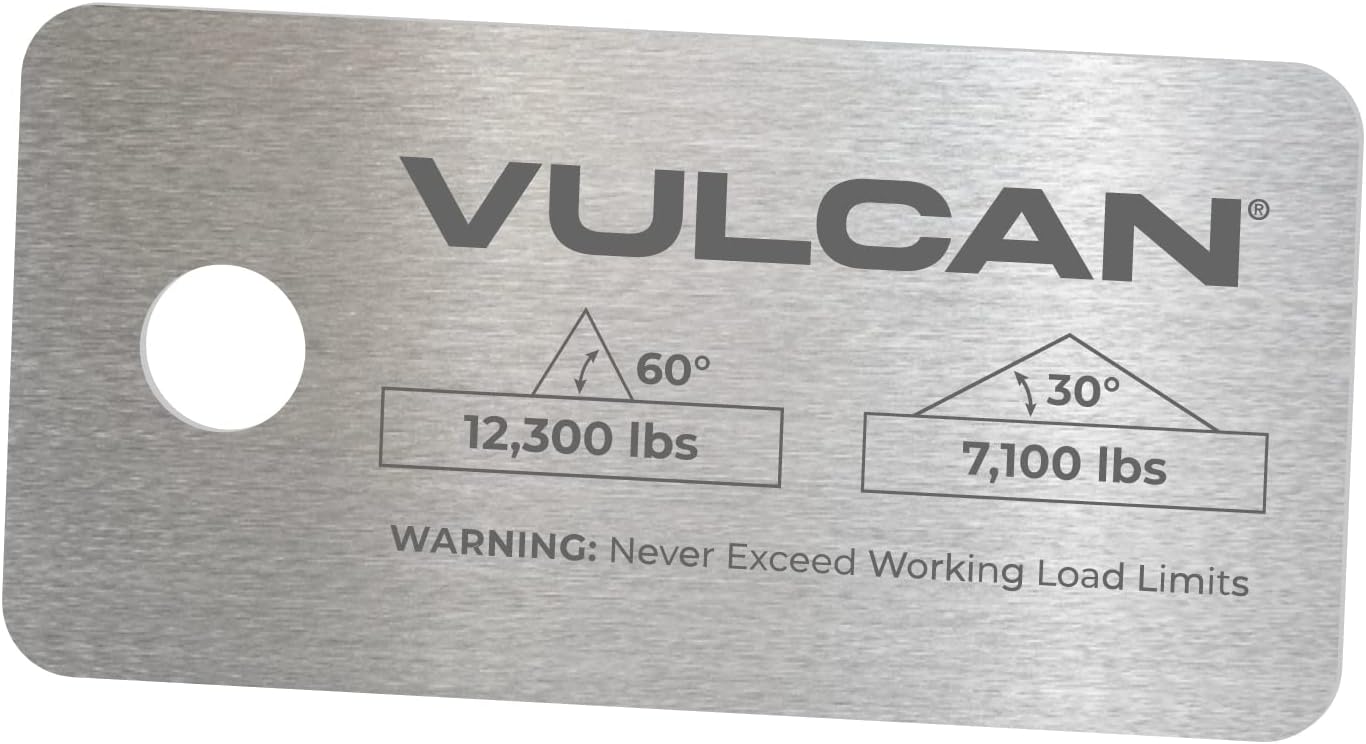 VULCAN Alloy Towing Chain Bridle - Grade 80-36 Inch - PROSeries - 12,000 Pound Safe Working Load