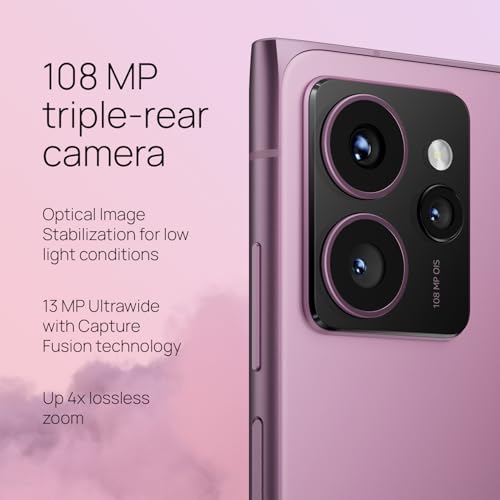 HMD Skyline 5G | Android 14 | Unlocked Smartphone | Dual SIM | US Version | 8/256GB | 6.55" 144Hz pOLED Screen | 108MP Triple Camera | 50MP Selfie