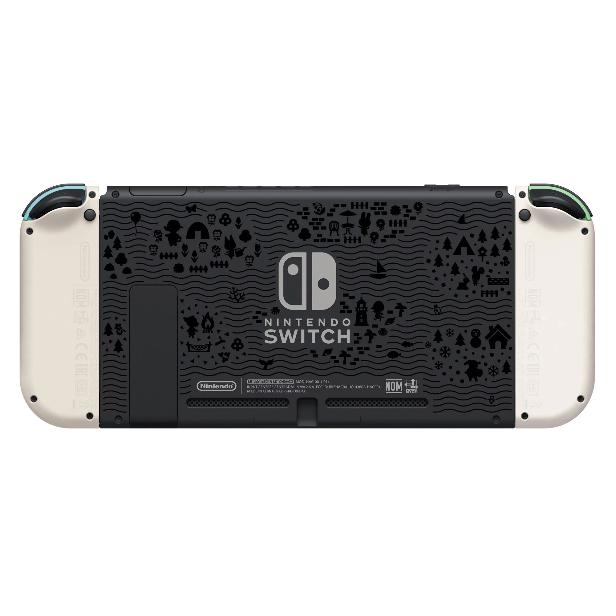 Nintendo Switch Animal Crossing New Horizons Edition 32GB Console with Tigology 128GB Memory Card with Adapter and Tigology PU Travel Case with 31