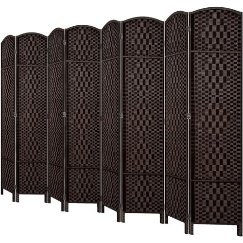 Room Divider, Room Dividers and Folding Privacy Screens, 16in Privacy Screen, 6 Panel Temporary Wall Partitions, 6ft Space Separation Panel Screen