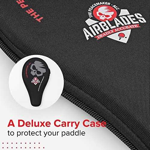 AirBlades The Peace Maker ALC Professional Ping Pong Paddle Carbon Fiber Table Tennis Racket Producing Maximum Spin &amp; Control for All Levels