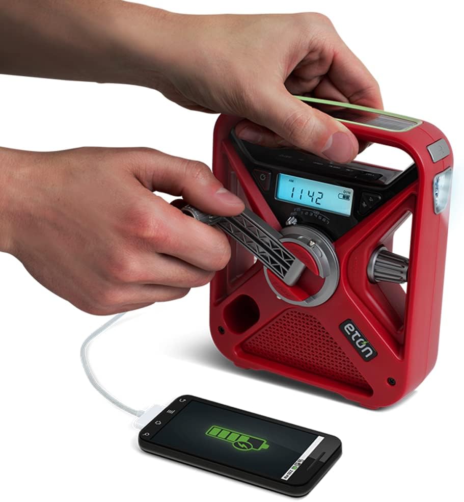 Eton, American Red Cross FRX3+ Emergency NOAA Weather Radio Pack of 2