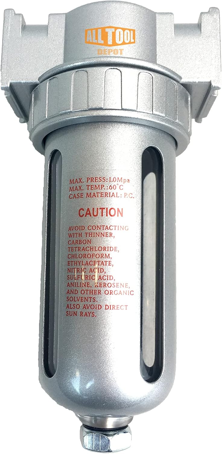 3/4 NPT Heavy Duty Compressed Air In Line Filter Desiccant Dryer Moisture Water Separator
