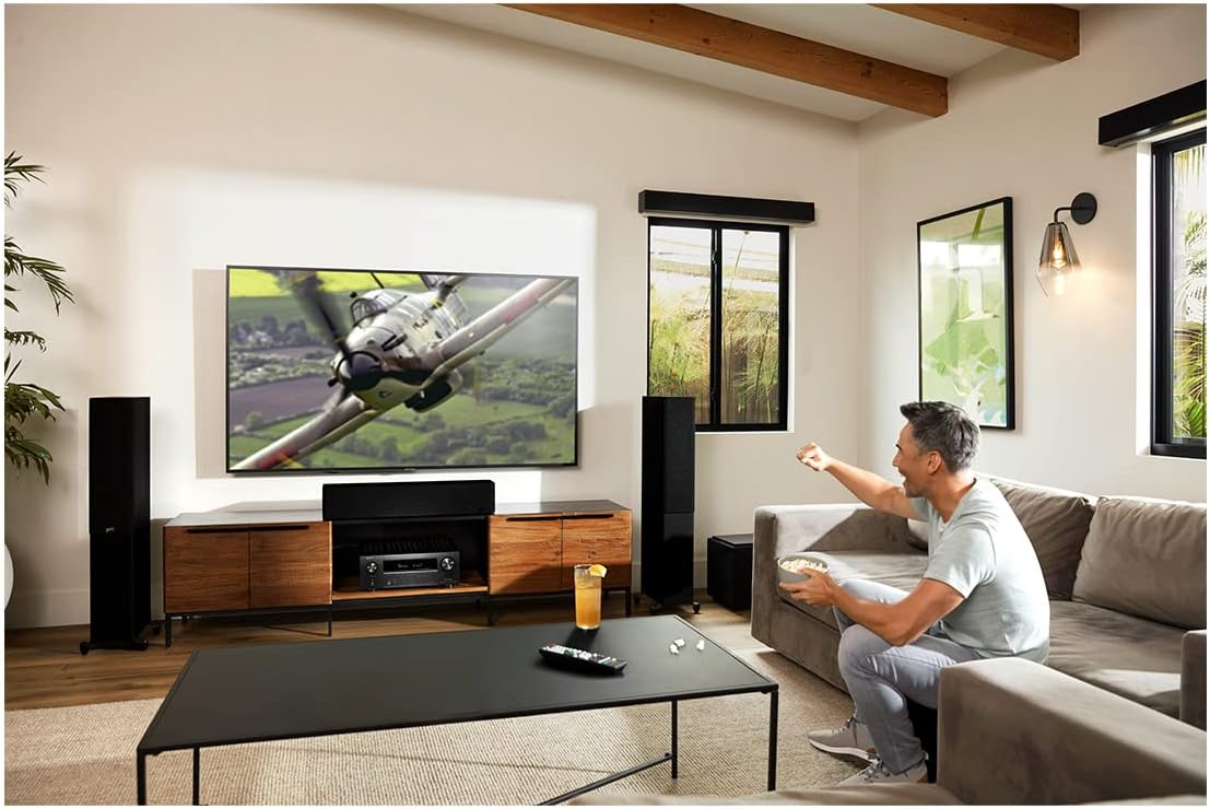 Denon AVR-X2800H 7.2 Ch Receiver - 8K UHD Home Theater AVR (95W X 7), Wireless Streaming via Built-in HEOS, Bluetooth & Wi-Fi, Dolby Atmos