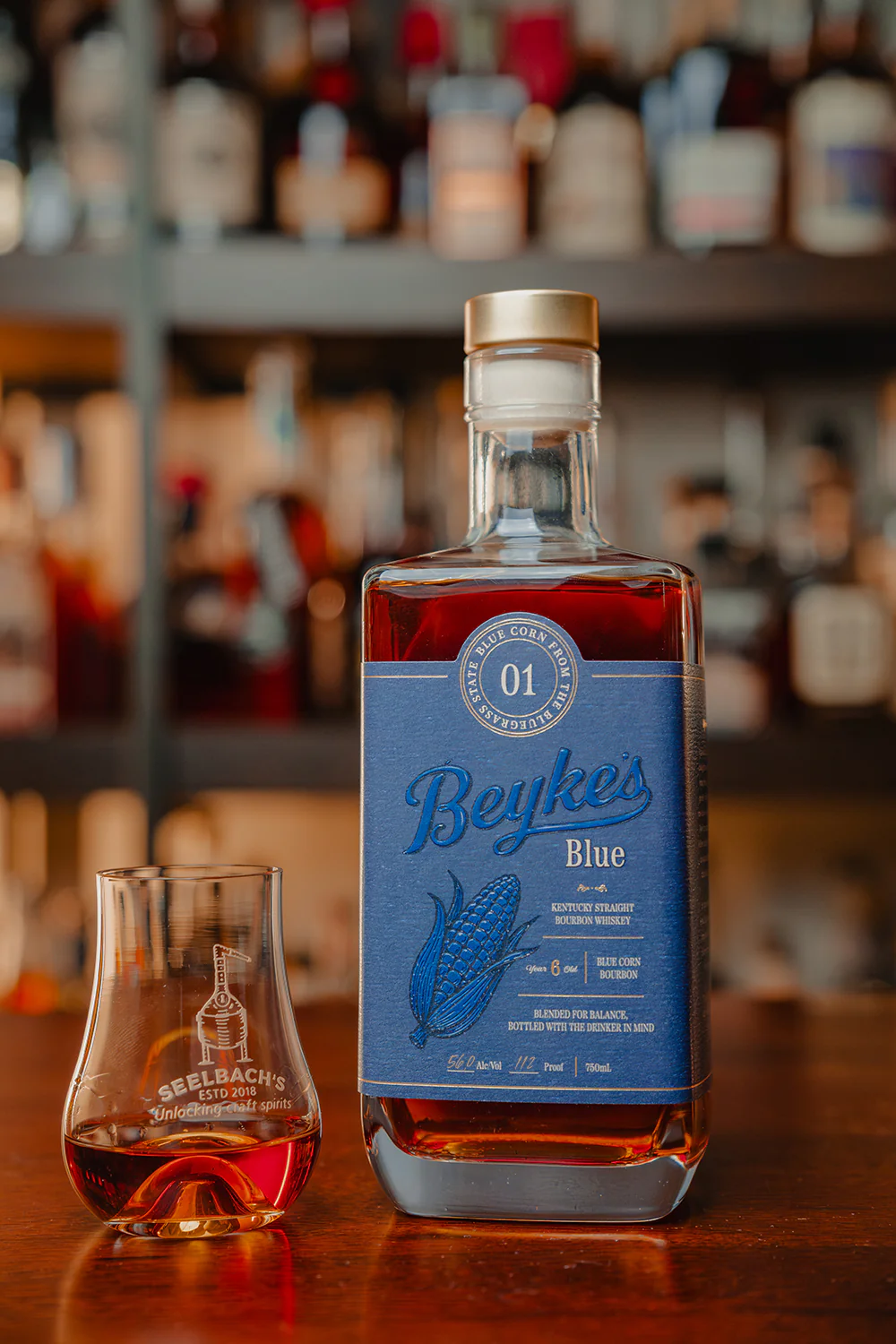 Beyke's Blue Kentucky Straight Blue Corn Bourbon Whiskey 001 - Nestor Liquor