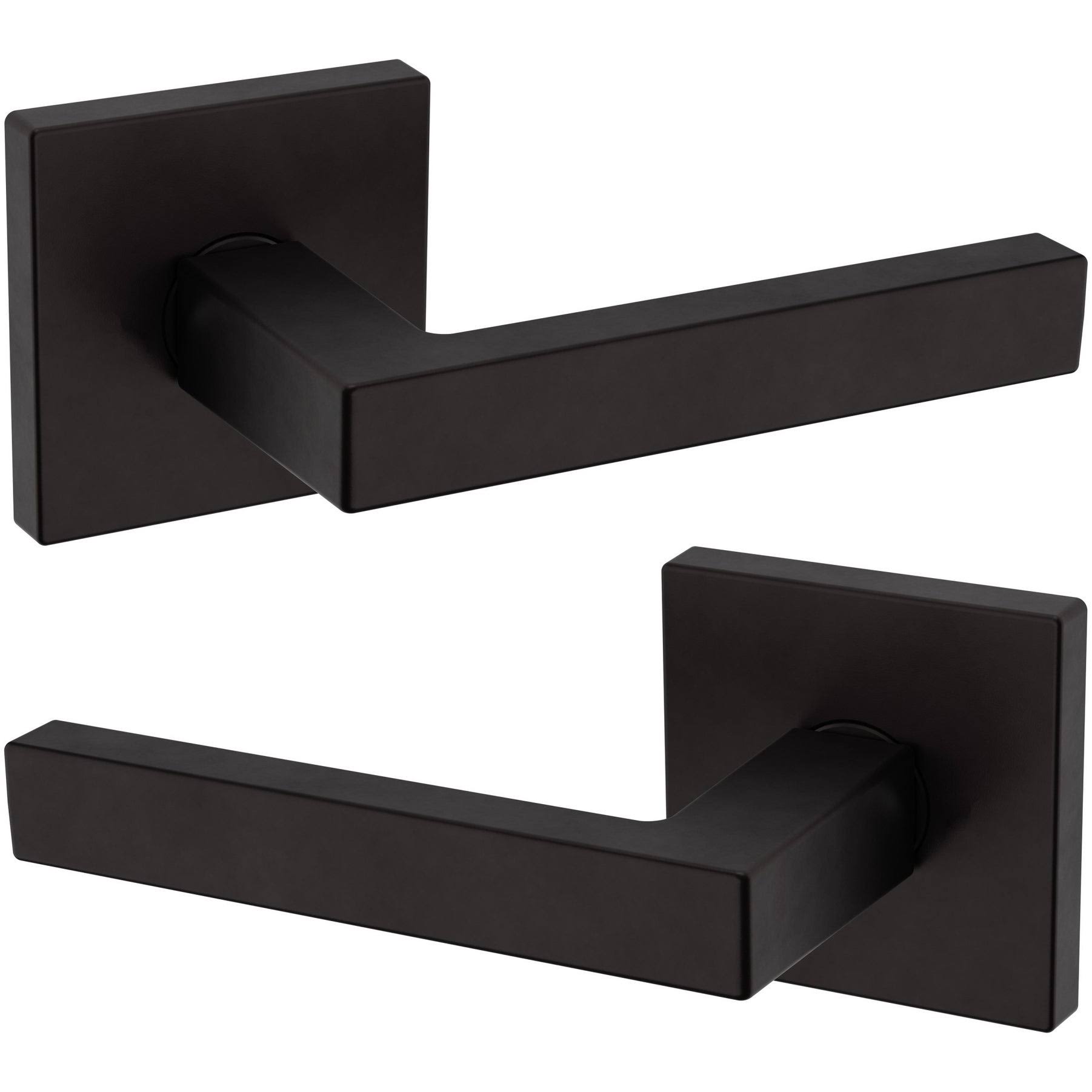 Baldwin L023190PASS Estate Passage Leverset Satin Black