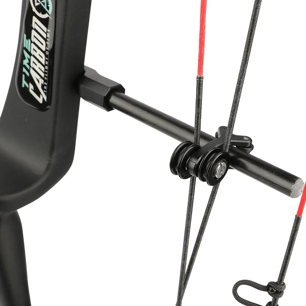 AME 29 Inch Carbon Fiber Compound Bow 0-70lbs Adjustable 345FPS Adult Hunting Target Archery