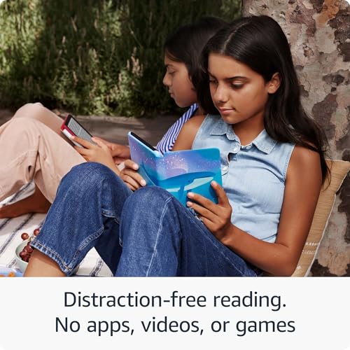 Amazon Kindle Kids 16GB (newest model) - If it breaks, we will replace it, includes ad-free books and cover, with glare-free display