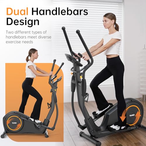 Elliptical Machine, Elliptical Exercise Machine for Home with Hyper-Quiet Magnetic Driving System, Elliptical Trainer