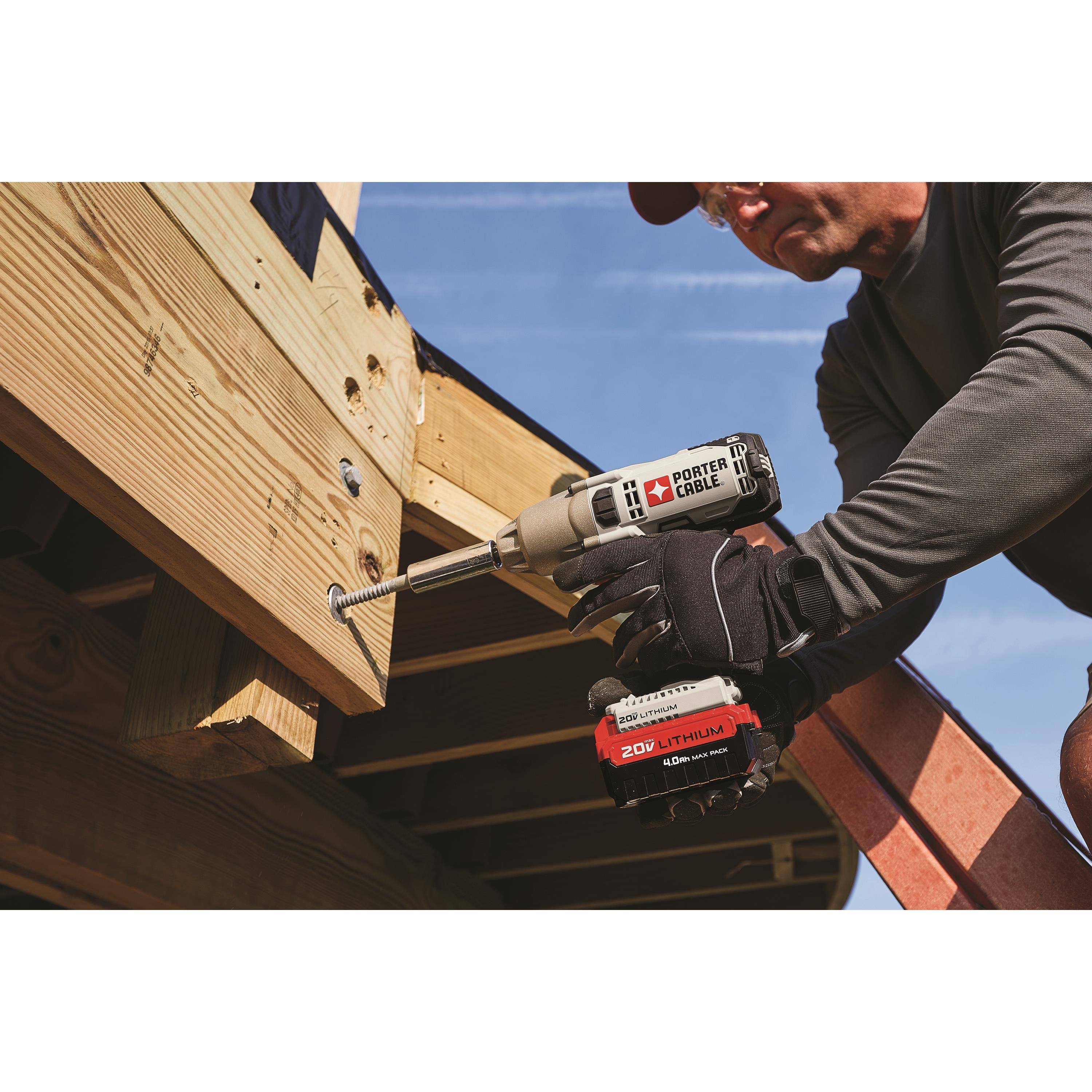 Porter Cable PCC740LA 20V 1/2x22 Cordless Impact Wrench