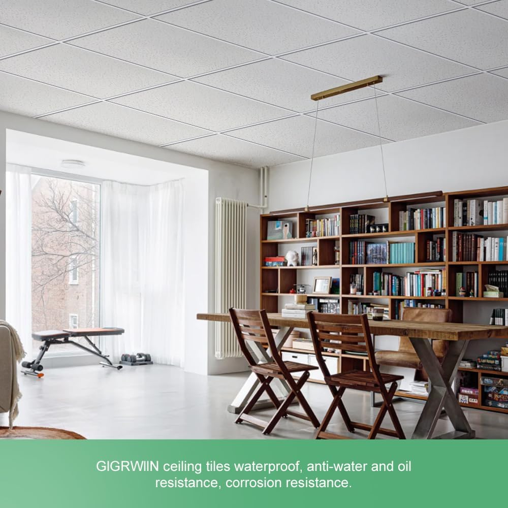 2ft x 4ft Printed Pro Ceiling Tiles - PVC Ceiling Panel 24 x 48in – Waterproof, Washable and Fire-Rated