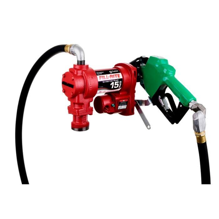 Fill-Rite FR1220HDSFQ 12V 15 GPM Fuel TRANSFER Pump w/Filter Package