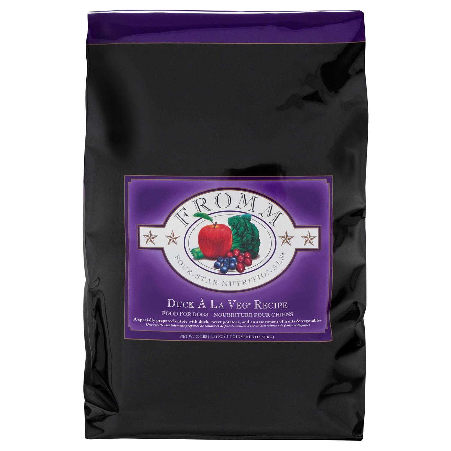 Fromm Four Star Duck A La Veg Dog Food - Pet Supplies online store