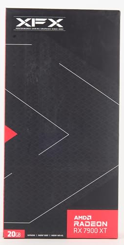 XFX Radeon RX 7900XT Gaming Graphics Card with 20GB GDDR6, AMD RDNA 3 RX-79TMBABF9