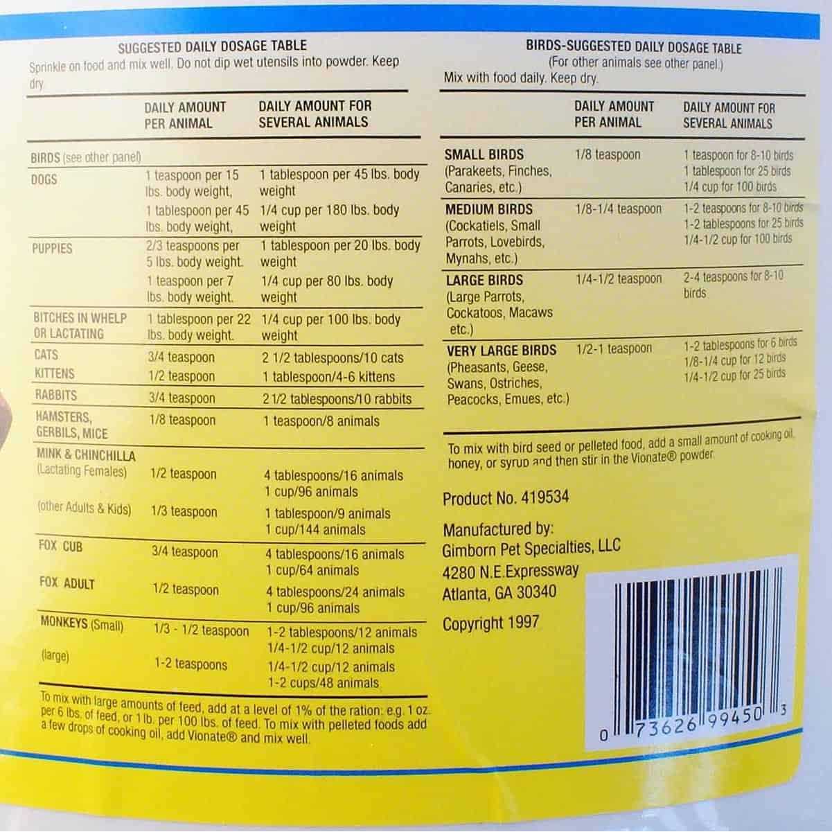 Miracle Care Vionate Vitamin Mineral Powder