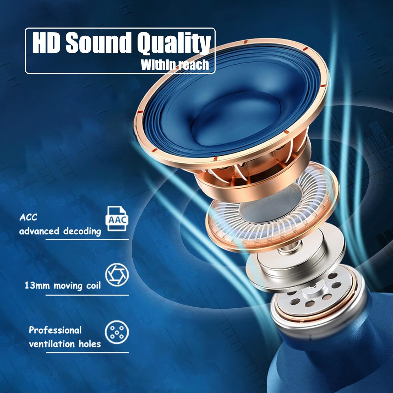 Headphones Bluetooth Wireless Bluetooth Headphones with mic Cell Phone Noise Canceling earpiece Hands-Free Headset