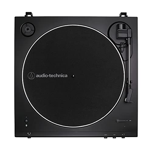 Audio-Technica AT-LP60XBT-USB-BK Fully Automatic Belt-Drive Stereo Turntable with Bluetooth and USB