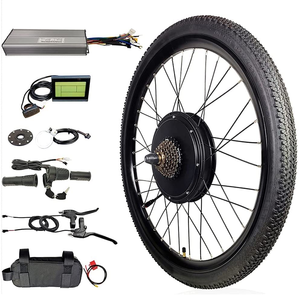 Electric Bikes Conversion Kit 26" 27.5" 29" Front Rear Wheel Electric Bicycle Motor Conversion Kit E-Bike Cycling Hub