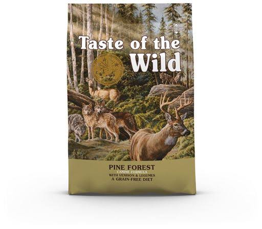 Pine Forest Dog Food with Venison and Legumes 5.6 kg Taste of The Wild