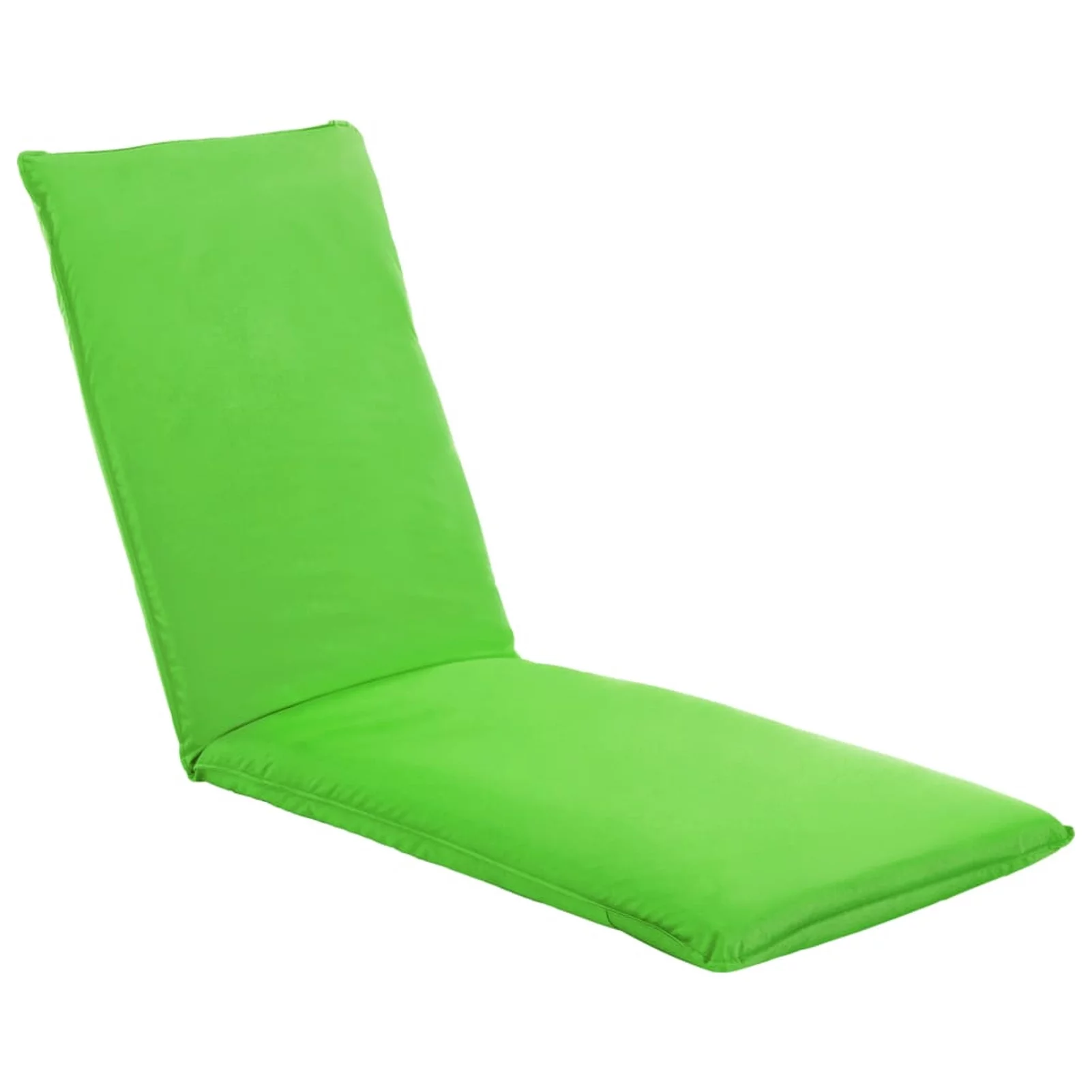 moobody Folding Sun Lounger 5 Level Adjustable Oxford Fabric Chaise Lounge Chair Green for Poolside, Patio, Balcony, Garden