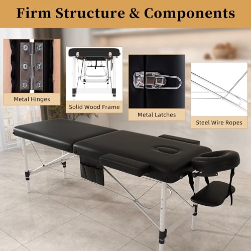 civama Massage Table Massage Bed Portable