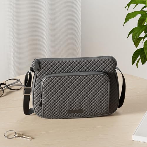 Vera Bradley Women's Microfiber Little Hipster Crossbody Purse with RFID Protection