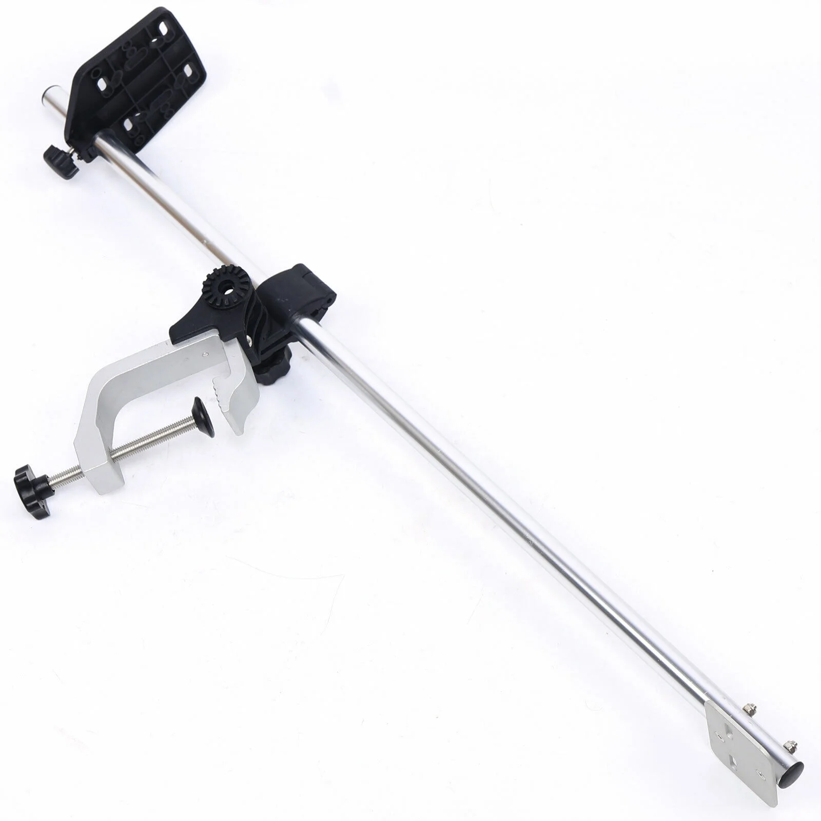 Portable Universal Transducer Bracket + Fishfinder Mount 360° Adjustable Tools Aluminum Alloy