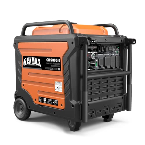 GENMAX Generator，EPA Compliant, Eco-Mode Feature, Ultra Lightweight for Backup Home Use & Camping
