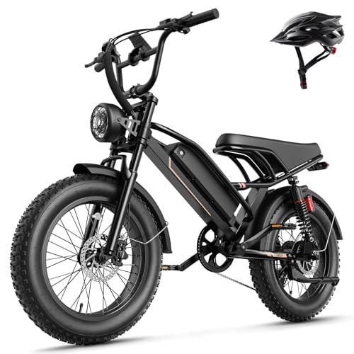 Jasion YR20 Electric Bike for Adults with Peak 2000W Motor, 48V 20AH Battery Electric Bicycle