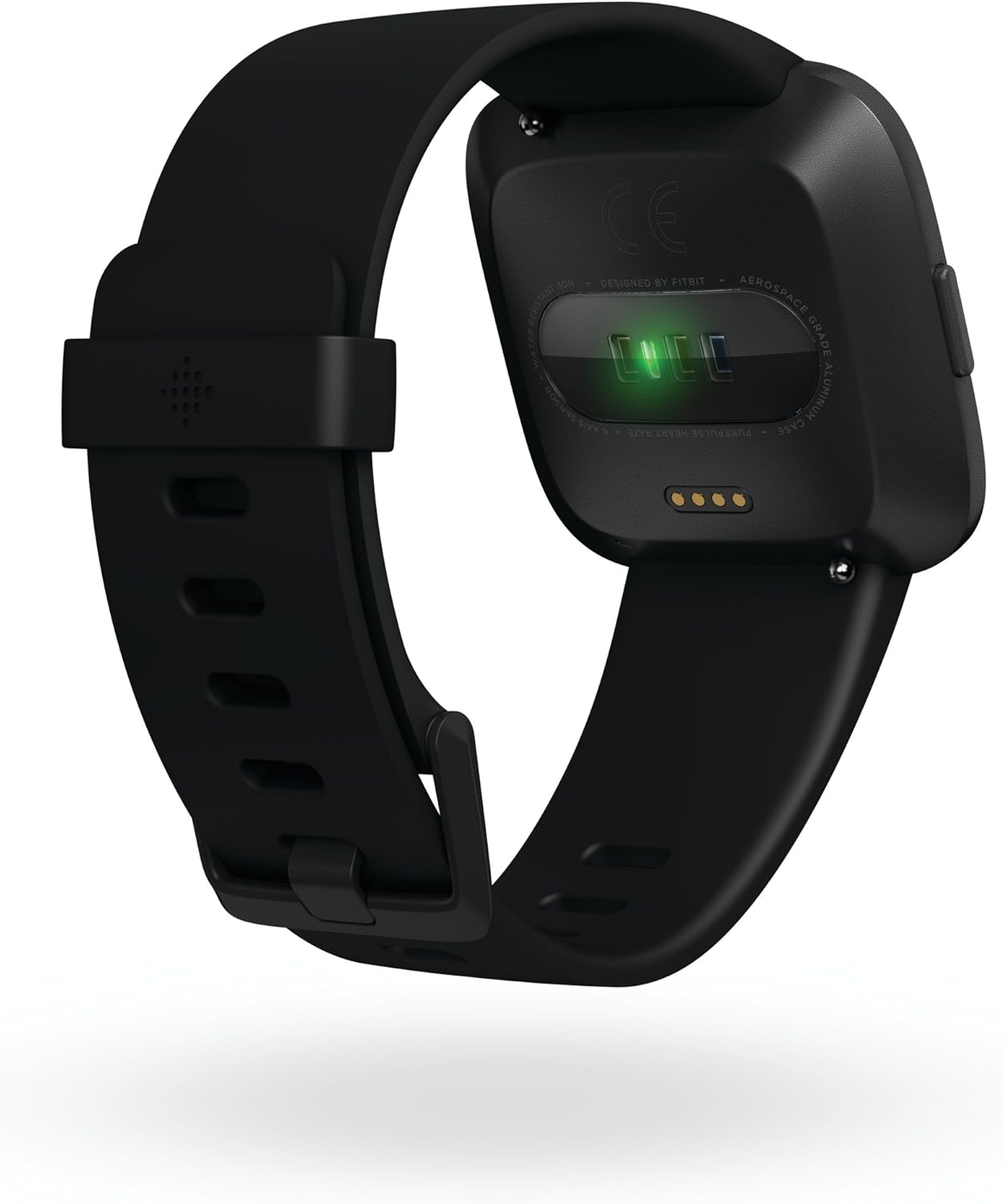 Fitbit Versa Smart Watch, Black/Black Aluminium, One Size (S & L Bands Included)