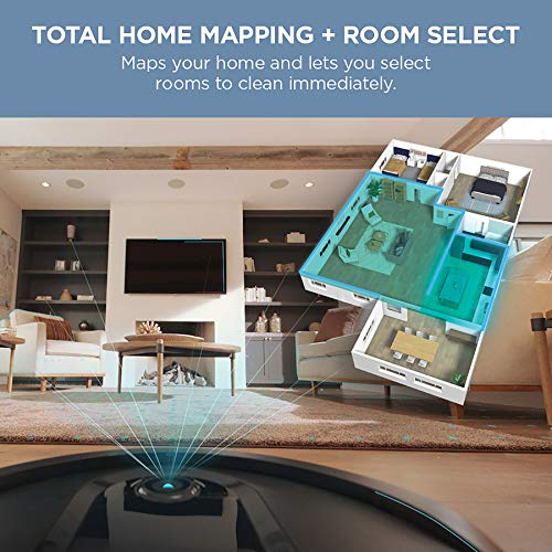 Shark Robot Vacuum & Mop Combo, Powerful Suction, Matrix Plus, 60-Day Debris Capacity, HEPA Bagless Self Empty Base, Sonic Mopping