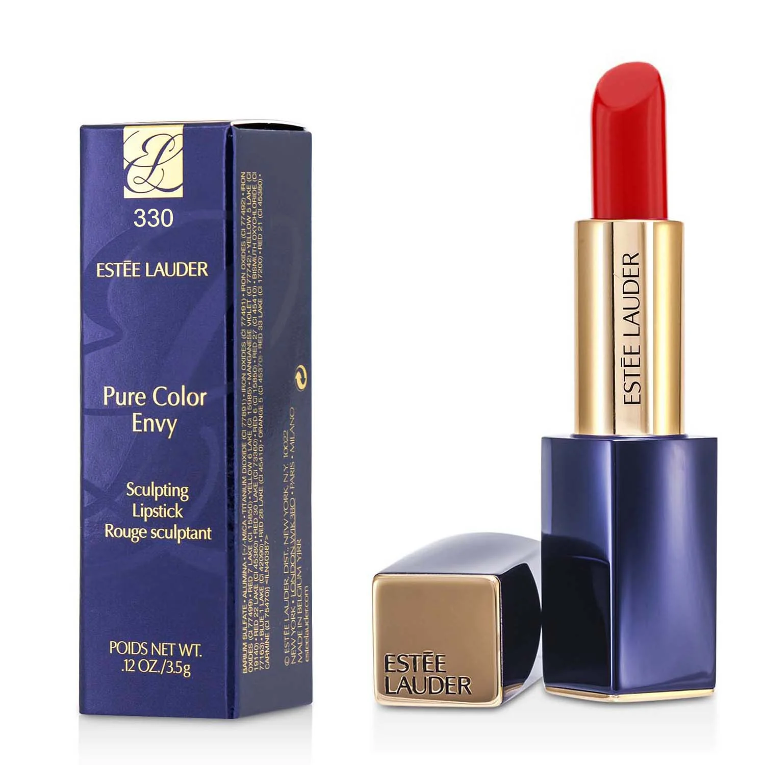 Estee Lauder Pure Color Envy Sculpting Lipstick - # 420 Rebellious Rose  3.5g/0.12oz