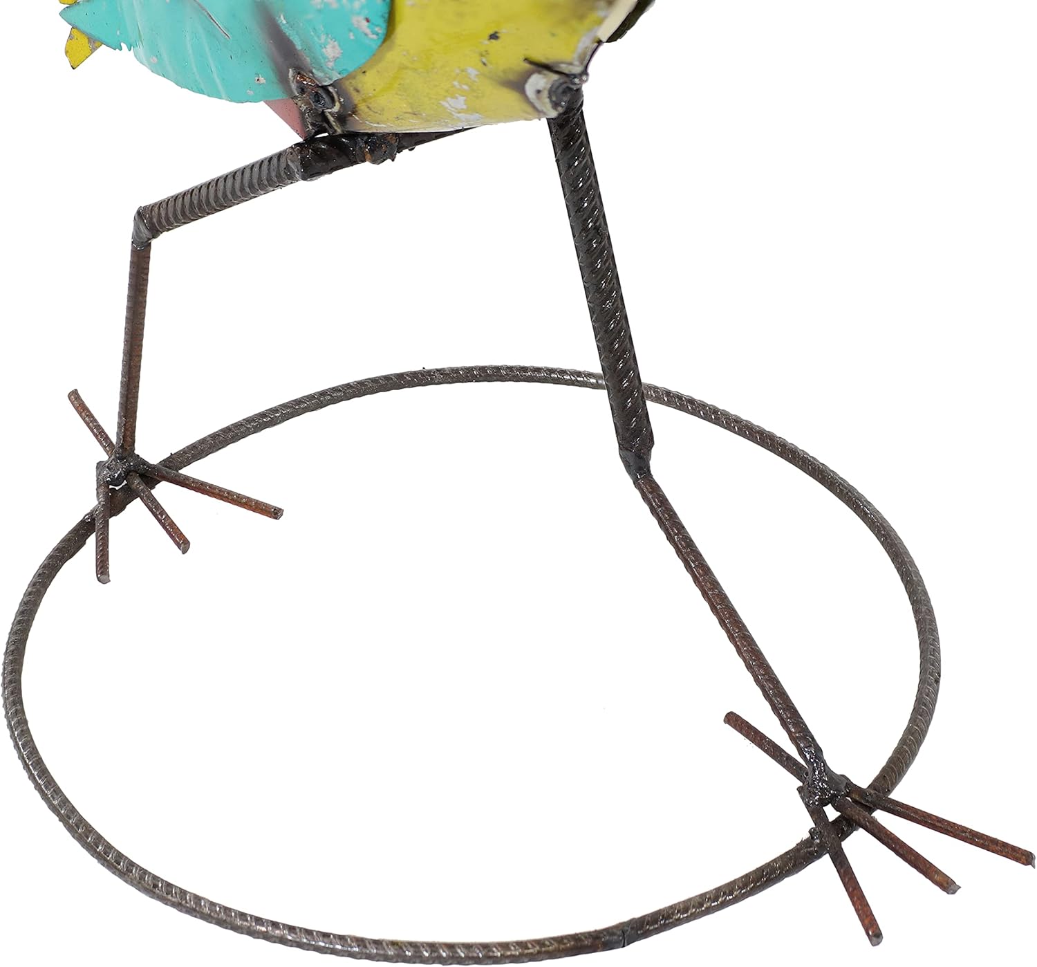 Sunnydaze Rustic Indoor/Outdoor Roadrunner Metal Art Statue - Hand-Painted Sculpture for Garden, Lawn, Landscape and Home